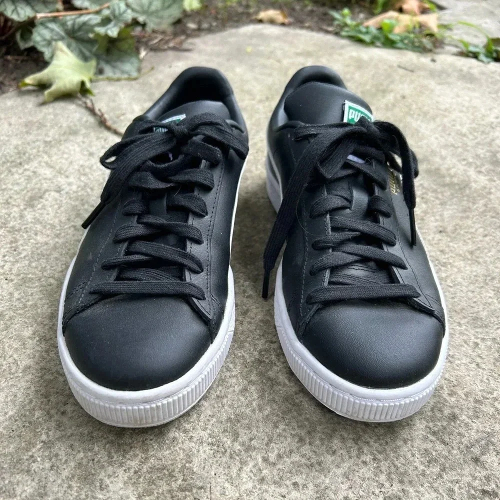 Puma Basket Classic 21Jr Black & White, size 37 (youth size 5) - Picture 6 of 10